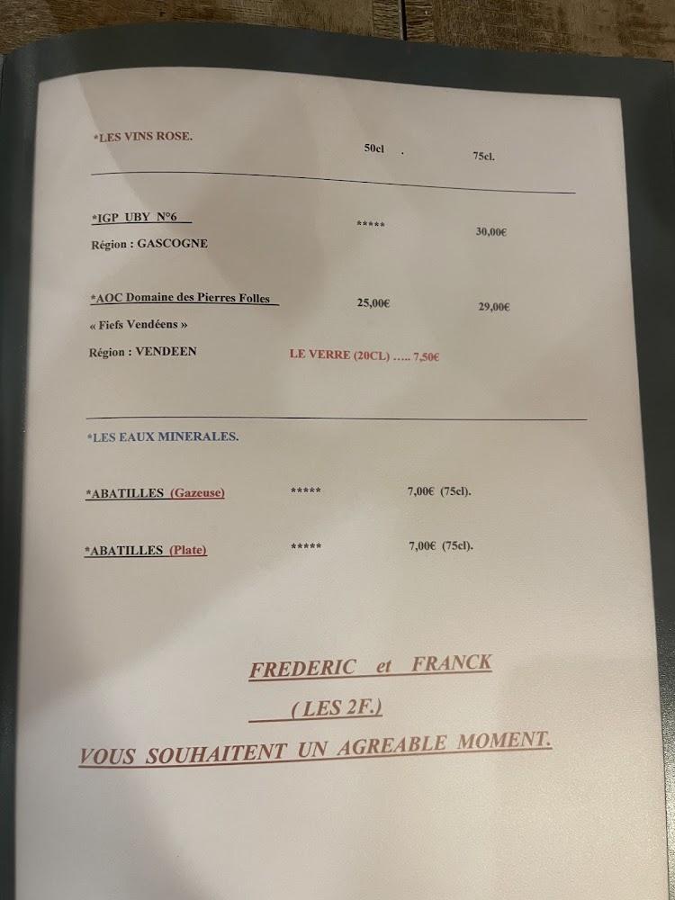 La terrasse Gourmande - Menu Image 3